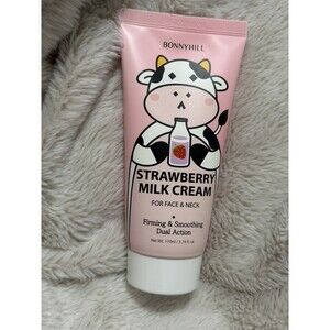 Bonnyhill Strawberry Milk Cream Face Neck Firming Smoothing 170ml Korean New